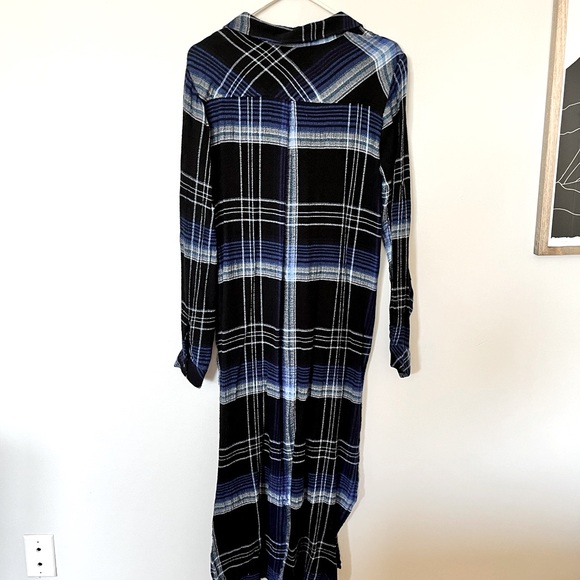 Anthropologie Cloth & Stone Geri Plaid Maxi Dress - Picture 7 of 8